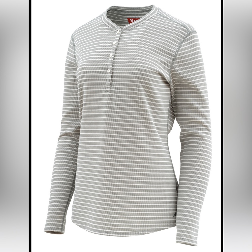 Simms women’s drifter Henley - granite